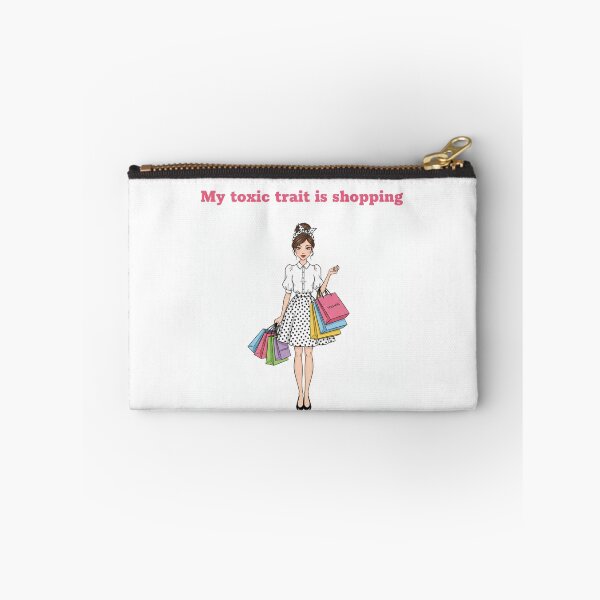 Item preview, My toxic trait Is shopping - Cute fashion girl illustration  designed and sold by Mastalina99.