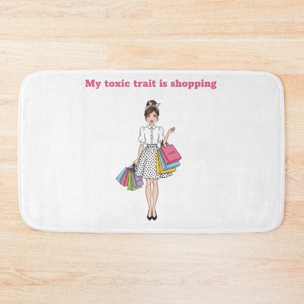 Item preview, My toxic trait Is shopping - Cute fashion girl illustration  designed and sold by Mastalina99.