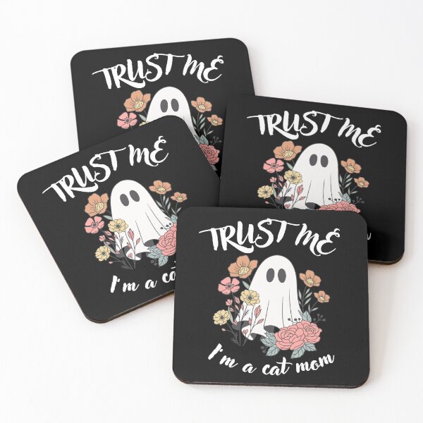 Item preview, Trust me, i'm a cat mom Ghost Classic Funny T-Shirt designed and sold by OldSkullDesigns.