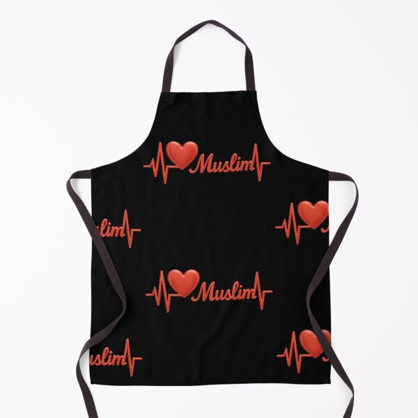 Item preview, Red 3D Muslim Heartbeat – Modern Islamic Identity Lifeline designed and sold by D-Islamic.