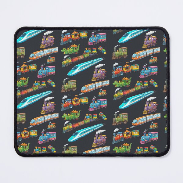 Item preview, Whimsical colorful trains! designed and sold by TB-73.
