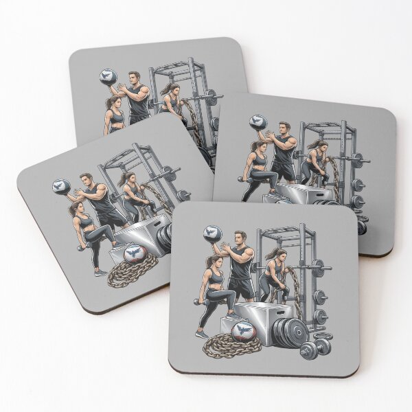 Item preview, Functional Fitness Team – Red Accents Gym Design designed and sold by StorySeller85.