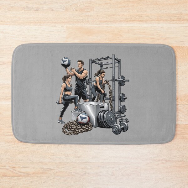 Item preview, Functional Fitness Team – Red Accents Gym Design designed and sold by StorySeller85.