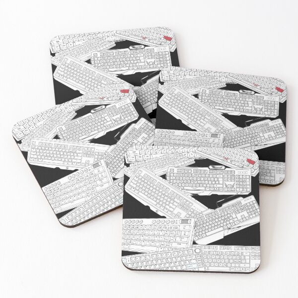 Item preview, eyboard Layout Topography - Abstract Grey designed and sold by ThockStation.