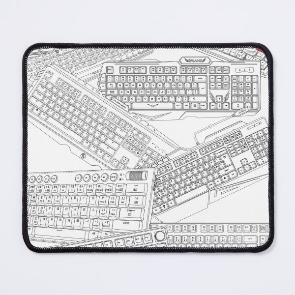 Item preview, Copy of eyboard Layout Topography - Abstract Grey designed and sold by ThockStation.
