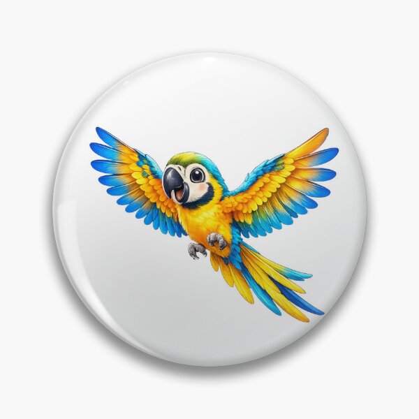 Item preview, A bright parrot in flight designed and sold by XenialitySIA.