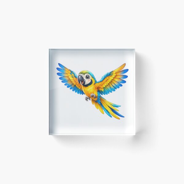 Item preview, A bright parrot in flight designed and sold by XenialitySIA.