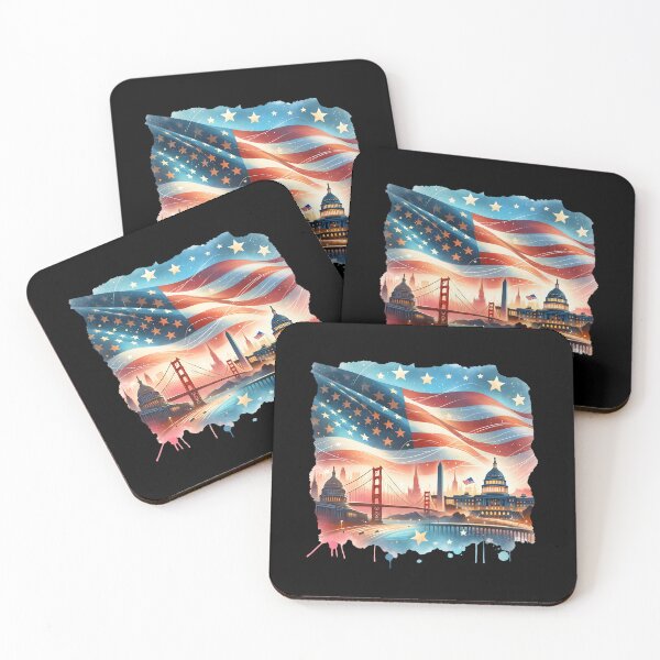 Item preview, American Flag Artwork – Patriotic USA Illustration designed and sold by artedigital99.