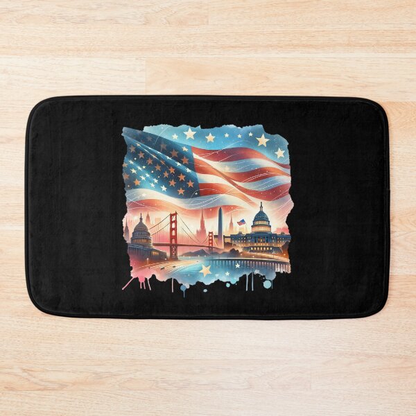 Item preview, American Flag Artwork – Patriotic USA Illustration designed and sold by artedigital99.