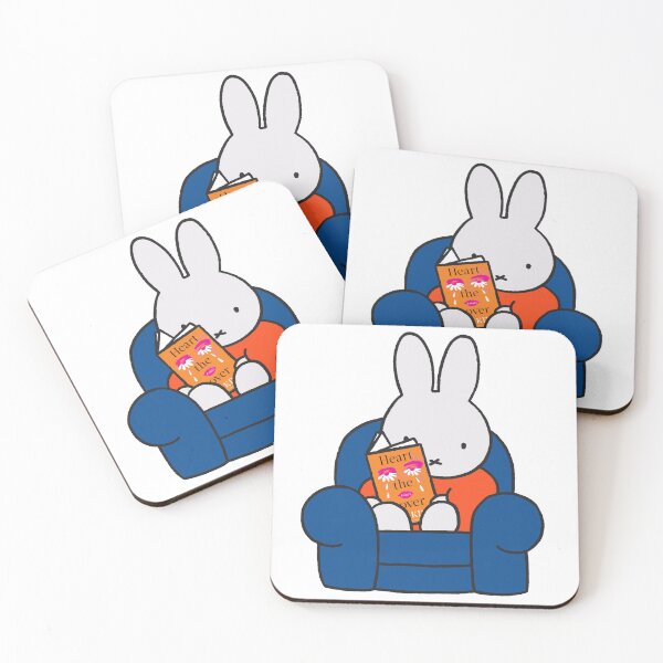 Item preview, miffy reading heart the lover designed and sold by liveawhimsylife.