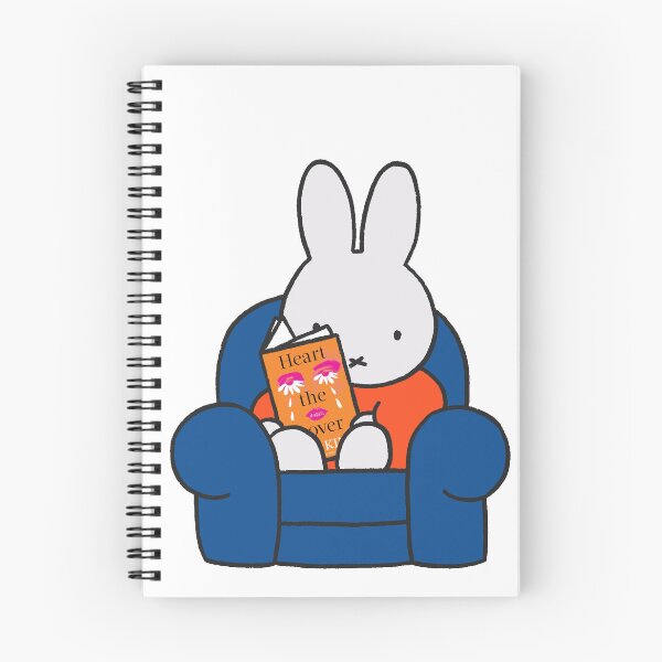 Item preview, miffy reading heart the lover designed and sold by liveawhimsylife.