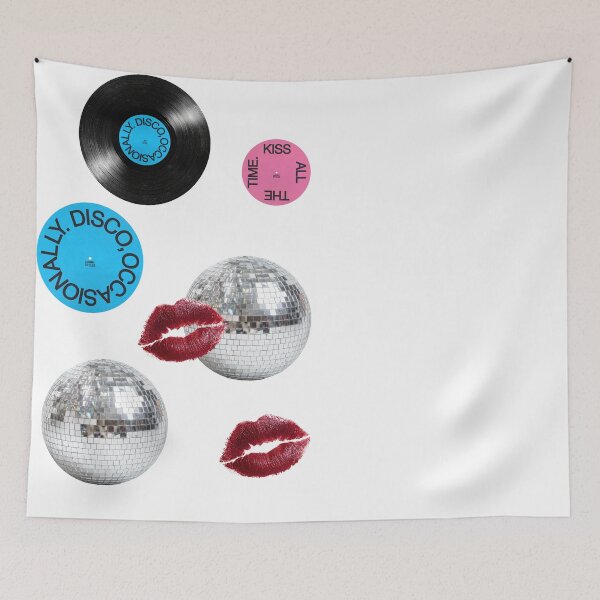 Item preview, Love all the time kiss and disco T-Shirt designed and sold by artsy-gabs.