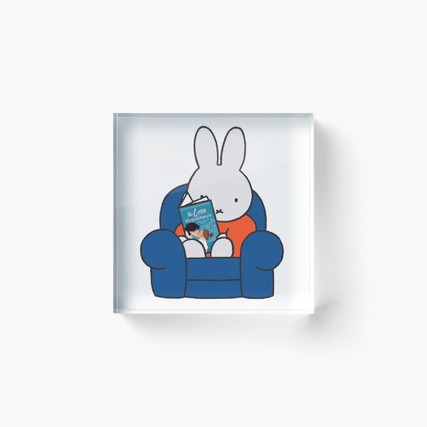 Item preview, miffy reading the love hypothesis designed and sold by liveawhimsylife.
