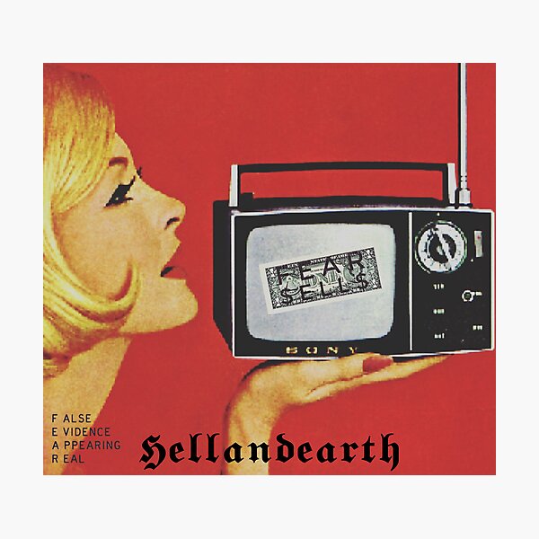 Item preview, Fear Sells Vintage TV AD Advertisement designed and sold by Hellandearth.