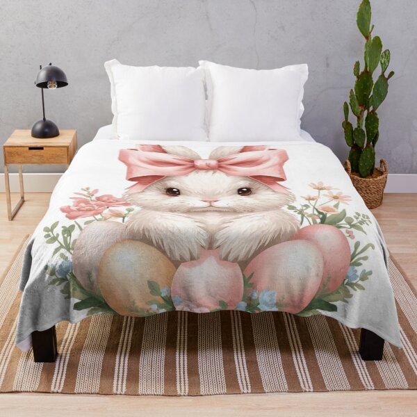 Item preview, Coquette Easter Bunny Sticker – Cute Pastel Spring Rabbit Aesthetic designed and sold by czarnyfeniks.