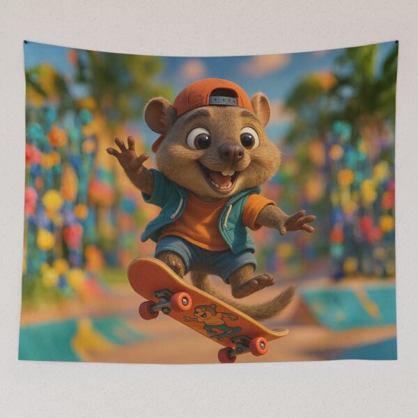 Item preview, Skater Rock Hyrax designed and sold by Sillytoe.
