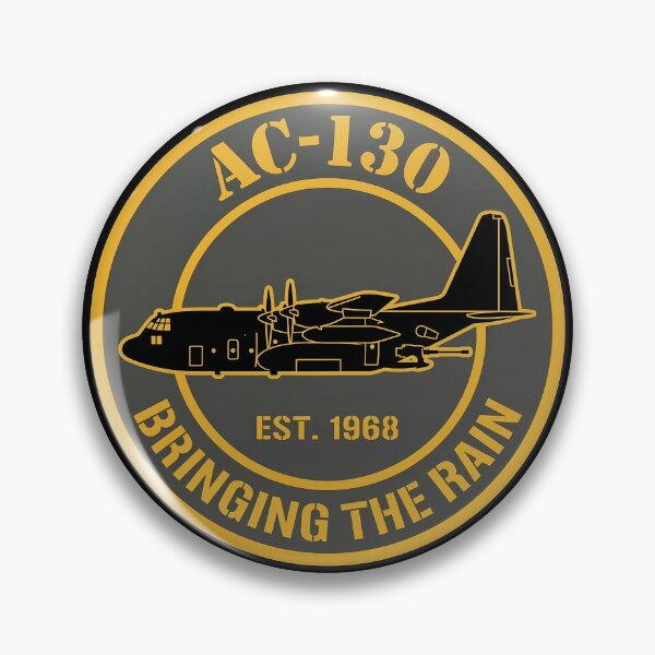 Item preview, AC-130 Gunship Bringing The Rain Military Aviation Est 1968 designed and sold by ArtDreams92.