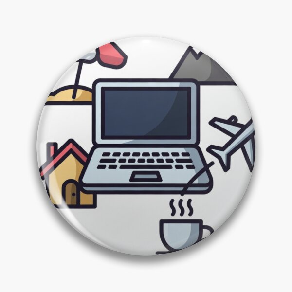 Item preview, Work From Anywhere Digital Nomad Remote Work Laptop Lifestyle designed and sold by ZYNORAworld.