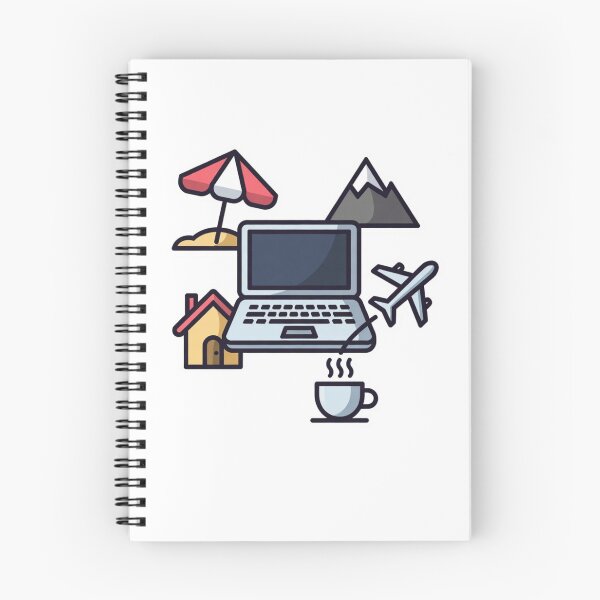 Item preview, Work From Anywhere Digital Nomad Remote Work Laptop Lifestyle designed and sold by ZYNORAworld.