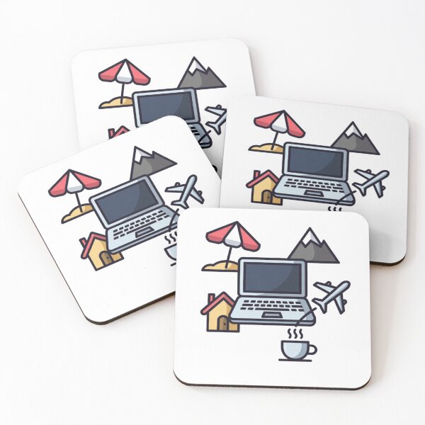 Item preview, Work From Anywhere Digital Nomad Remote Work Laptop Lifestyle designed and sold by ZYNORAworld.