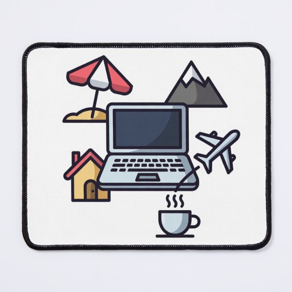 Item preview, Work From Anywhere Digital Nomad Remote Work Laptop Lifestyle designed and sold by ZYNORAworld.