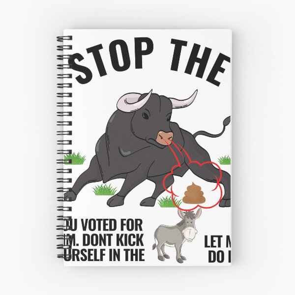 Item preview, STOP THE BULL..DONT KICK YOUSELF LET ME DO IT! designed and sold by royaltking100.