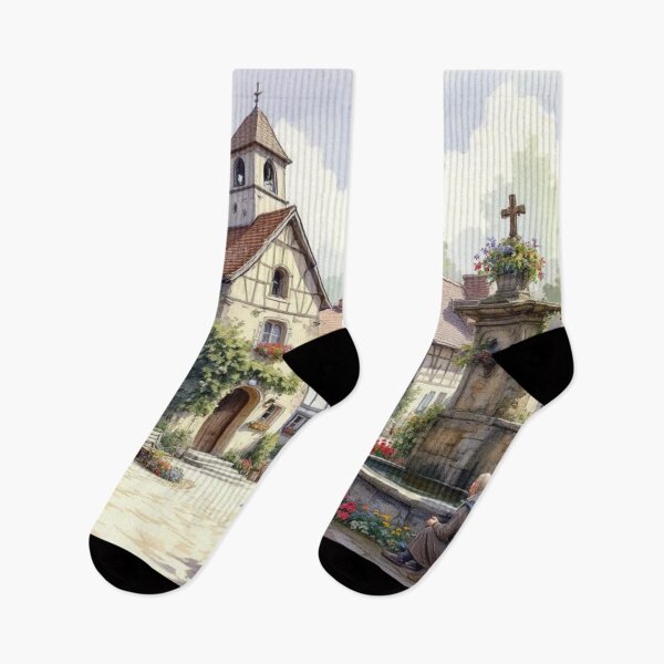 Item preview, Alsace: Pilgrims of Saint James at rest designed and sold by jefboutique6150.