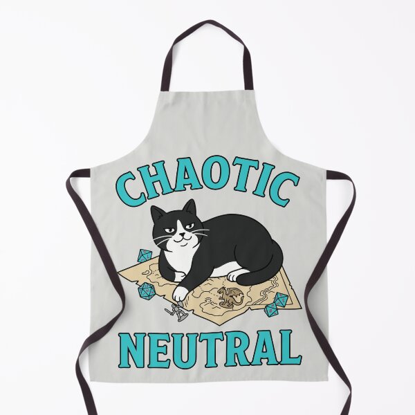 Item preview, Chaotic Neutral - Funny RPG Cat designed and sold by DigitalGlade.
