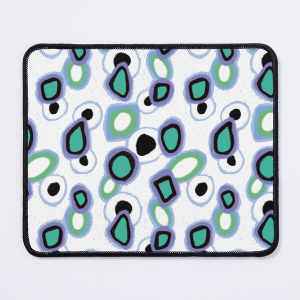 Item preview, Retro Pebbles & Polka Dots Abstract Geometric Mid-Century Design designed and sold by phatlizzardart.