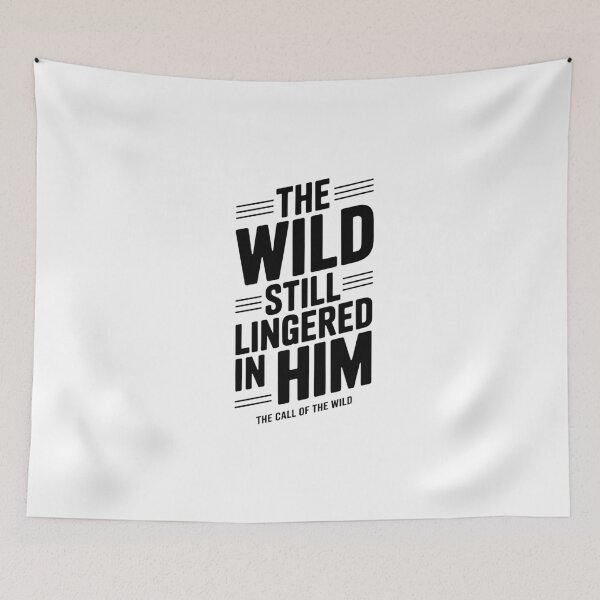 Item preview, Call of the Wild "Wild Lingered" Jack London Shirt designed and sold by Enea Kelo.
