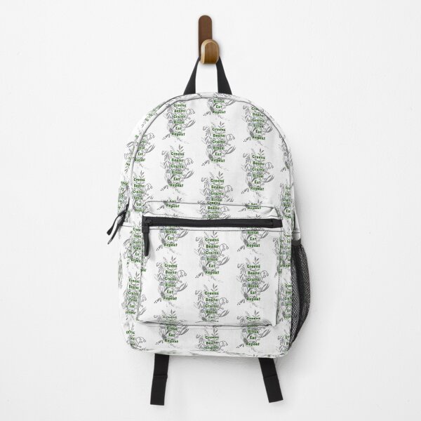 Item preview, Greens Beans Grains Rinse Eat Repeat Healthy Eating designed and sold by coodoosandco.