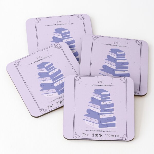 Item preview, Bookworm Tarot Deck – The TBR Tower designed and sold by Nyxander's Bookish Catalogue.