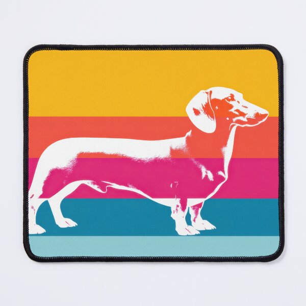 Item preview, Dachshund by colorful stripes designed and sold by anytka.