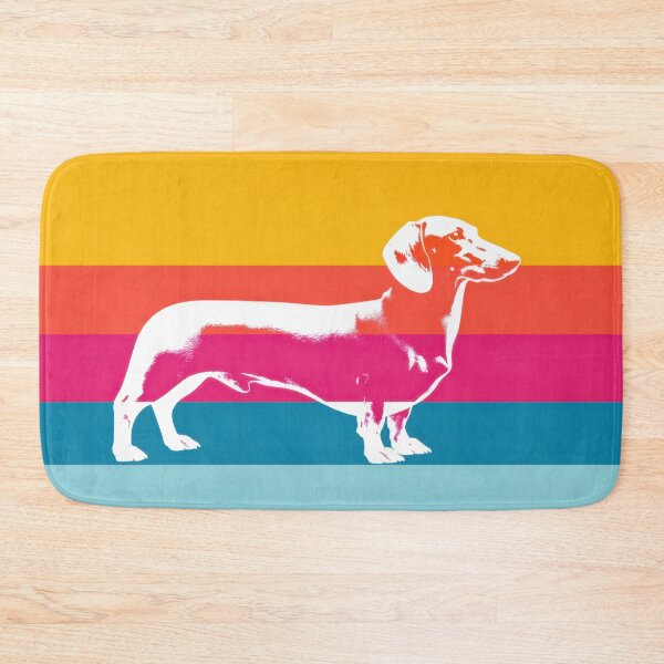 Item preview, Dachshund by colorful stripes designed and sold by anytka.