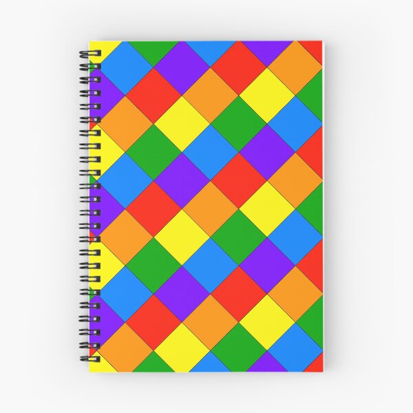 Item preview, Rainbow Pride Checkered Pattern designed and sold by AStitchOfWisdom.