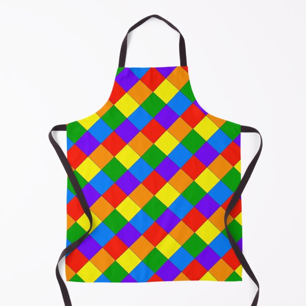 Item preview, Rainbow Pride Checkered Pattern designed and sold by AStitchOfWisdom.