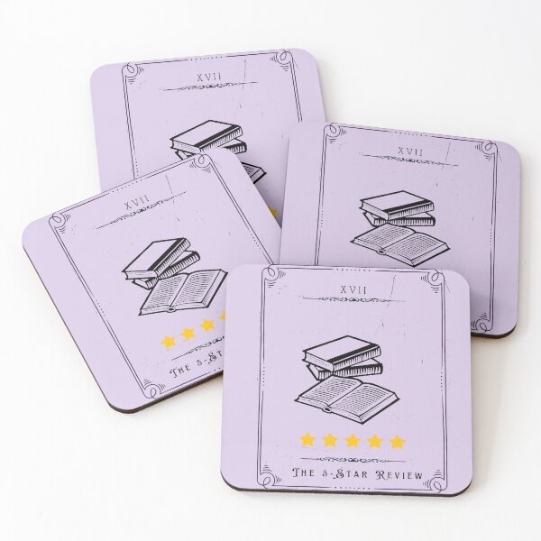 Item preview, Bookworm Tarot Deck – The 5-Star Review designed and sold by Nyxander's Bookish Catalogue.