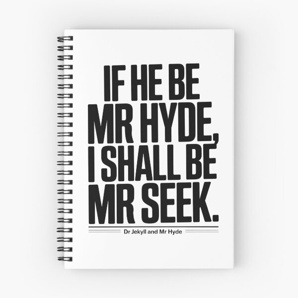 Item preview, Jekyll Hyde "Mr. Seek" Robert Louis Stevenson Shirt designed and sold by Enea Kelo.