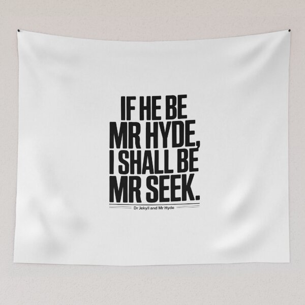 Item preview, Jekyll Hyde "Mr. Seek" Robert Louis Stevenson Shirt designed and sold by Enea Kelo.