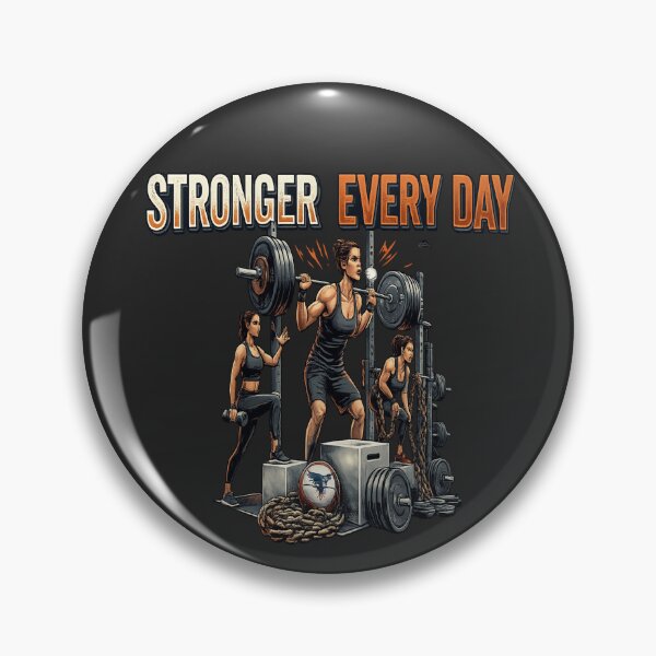 Item preview, Stronger Every Day – Gym Motivation Design designed and sold by StrongEveryDayStore.