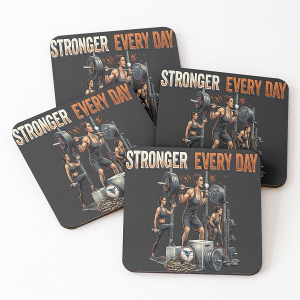 Item preview, Stronger Every Day – Gym Motivation Design designed and sold by StrongEveryDayStore.