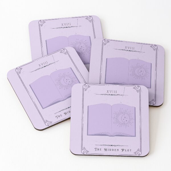 Item preview, Bookworm Tarot Deck – The Hidden Plot designed and sold by Nyxander's Bookish Catalogue.