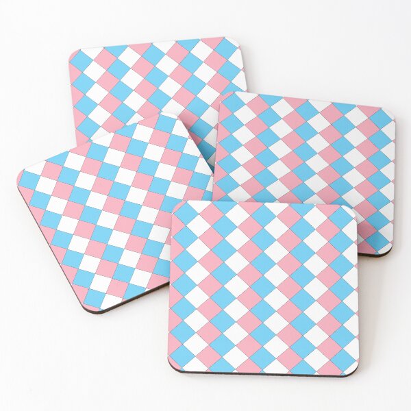 Item preview, Transgender Pride Checkered Pattern designed and sold by AStitchOfWisdom.