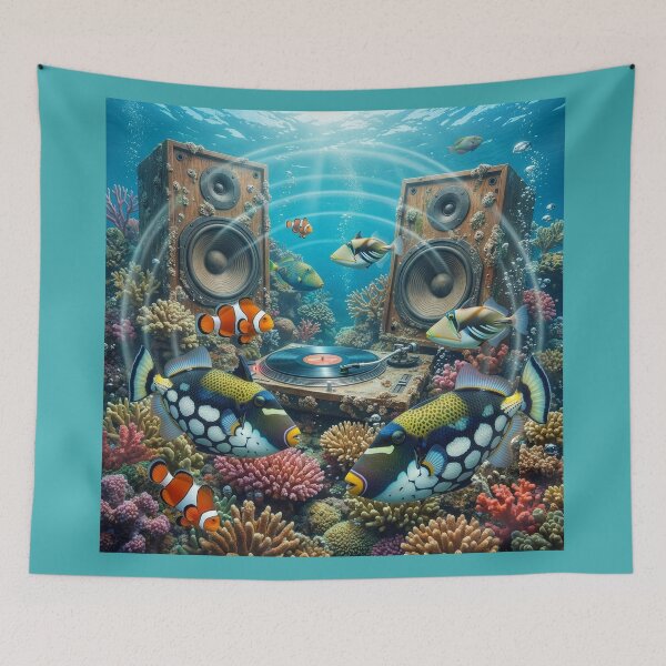 Item preview, Fish Have a Party Under the Waves designed and sold by Tridentulus.