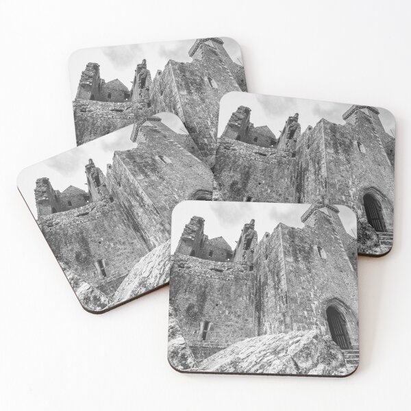 Item preview, Rock of Cashel, Ancient Ireland in Black and White designed and sold by AshleyMobleyArt.