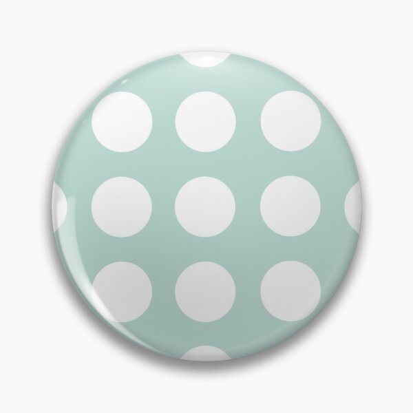 Item preview, WHITE and MINT GREEN Symmetrical POLKA DOTS  designed and sold by RachelMacht.