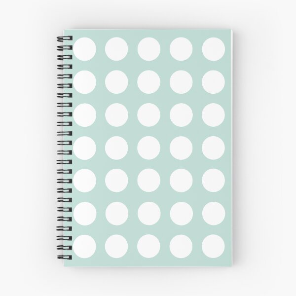 Item preview, WHITE and MINT GREEN Symmetrical POLKA DOTS  designed and sold by RachelMacht.