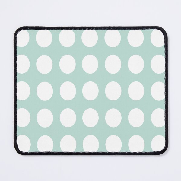 Item preview, WHITE and MINT GREEN Symmetrical POLKA DOTS  designed and sold by RachelMacht.