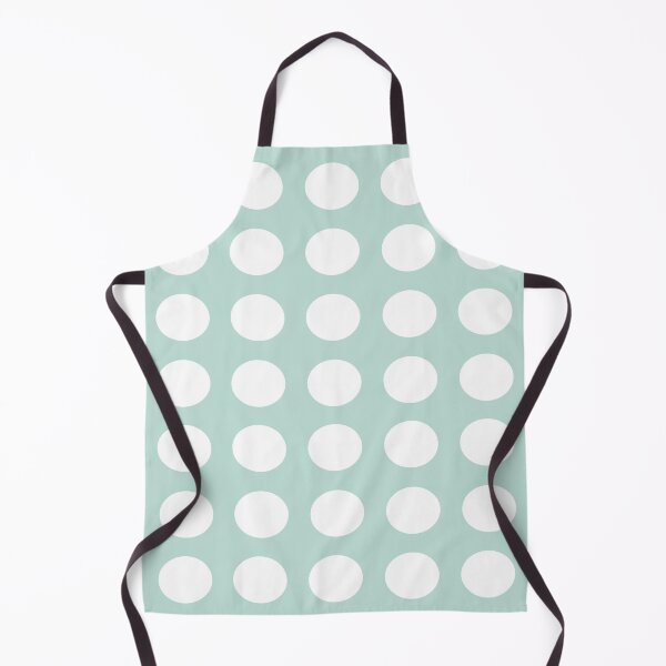 Item preview, WHITE and MINT GREEN Symmetrical POLKA DOTS designed and sold by RachelMacht.