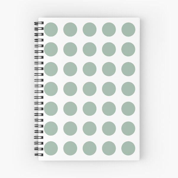 Item preview, MUTED GREEN and WHITE Symmetrical POLKA DOTS  designed and sold by RachelMacht.